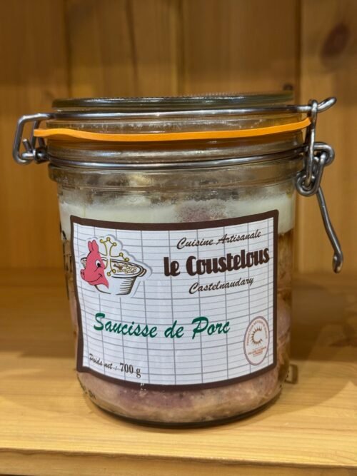 saucisse de porc le coustelous