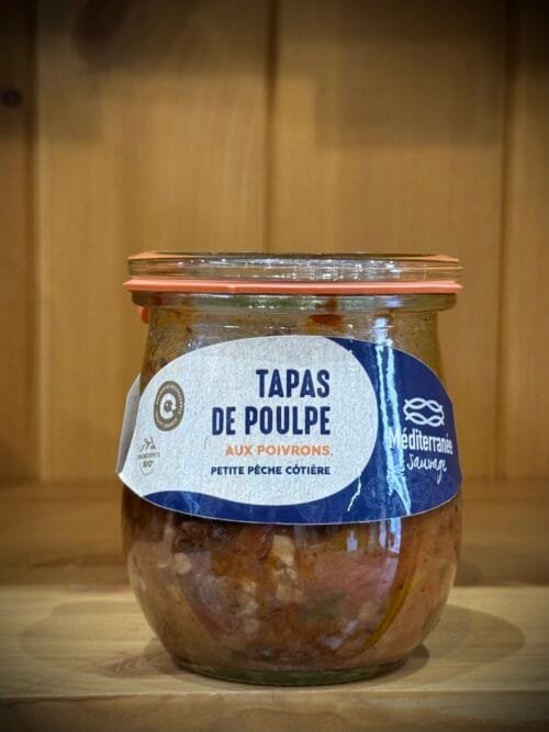 tapas de poulpes poivrons